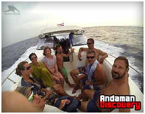 Our speedboat invites to fun diving trips and snorkeling tours